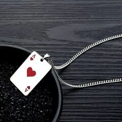 Spades kaulakoru riipus Hearts Card Poker kaulakoru hinta ja tiedot | Kaulakorut | hobbyhall.fi