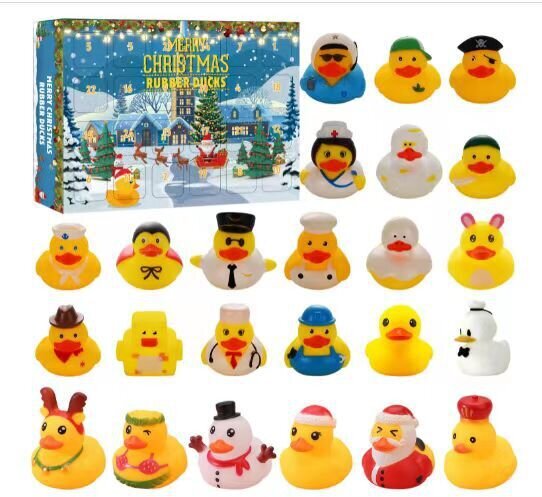 Joulun 24 päivän adventtikalenteri 2024 Ankat, 24 Kumiankkaa pojille Tytöille Taaperoille Lapset, Joulujuhlalahjat, Halloween Rubber Ducky -kylpylelut, Lasten jouluankat, Joulun lähtölaskenta hinta ja tiedot | Joulukuusen koristeet | hobbyhall.fi