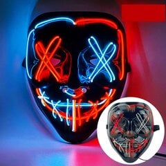 Juhlakoristeita Halloween-koristeet Horror Cross Eye Slit Suu Mask Cross Contrast Color Tyyli Juhla Koti 20*17cm, Punainen hinta ja tiedot | Koristeet ja tarrat | hobbyhall.fi