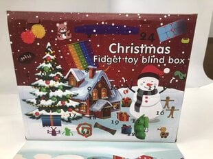 Advent Calendar Fidget Ulkopakkauslaatikko lähetetään satunnaisesti (sisäsisältö pysyy samana) hinta ja tiedot | Joulukoristeet | hobbyhall.fi