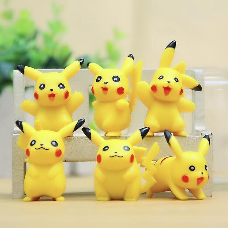 kpl/setti Pokemon Go Pikachu -nukke eri asennoilla hinta ja tiedot | Joulukoristeet | hobbyhall.fi