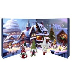 2024 Christmas Gnome Advent Calendar Joulun saapumiskalenteri hinta ja tiedot | Joulukoristeet | hobbyhall.fi