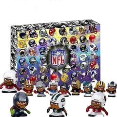 2024 NFL Football Adventtikalenteri Jouluhahmot 24 päivän lähtölaskenta Lapset Nuket Lelut Joululahjat hinta ja tiedot | Joulukoristeet | hobbyhall.fi