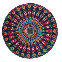 (optio 53) 150cm Summer Beach Ohut Pyöreä Mandala Pyyhepeitto Hippie Pareo Boho Tapiot Matt Kodinsisustus hinta ja tiedot | Isot matot | hobbyhall.fi