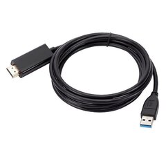 1,8 m USB-HDMI-sovitinkaapeli USB 2.0 tyyppi A uros-hdmi-uros muunnin Uusi hinta ja tiedot | USB-sovittimet äänentoistoon | hobbyhall.fi