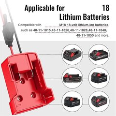 Power Wheels Adapteri akulle johtosarjan liittimellä 12AWG johto 40A sulakkeella Peg-Peregolle hinta ja tiedot | Koteloiden lisätarvikkeet | hobbyhall.fi