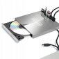 Kannettava ulkoinen asema CD-lukija DVD-soitin Disc Burner HUB USB-C 3.0 Zenwire H61 hinta ja tiedot | Levyasemat | hobbyhall.fi