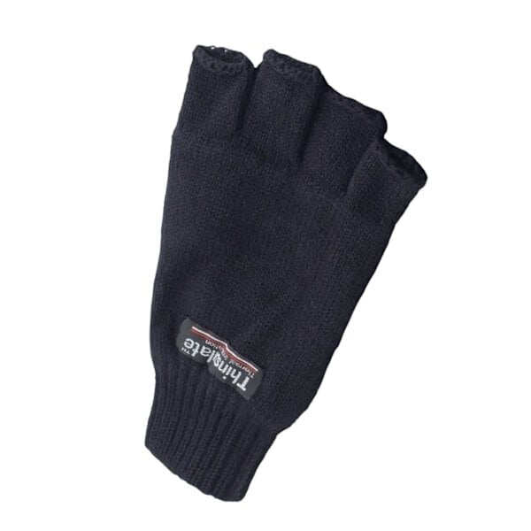 Yoko Unisex 3M Thinsulate Thermal Half Finger Talvi/hiihtohanskat mustat One Size hinta ja tiedot | Miesten hatut, huivit ja käsineet | hobbyhall.fi