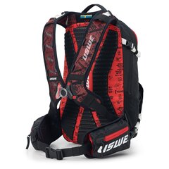 USWE Flow 16L MTB Reppu Selkäsuojalla - Musta / Punainen hinta ja tiedot | Pyöräilyreput | hobbyhall.fi