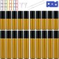 Edelstahl Rullapullot eteerisille öljyille, 5 ml / 10 ml, 20 kpl hinta ja tiedot | Kosmetiikkalaukut ja peilit | hobbyhall.fi