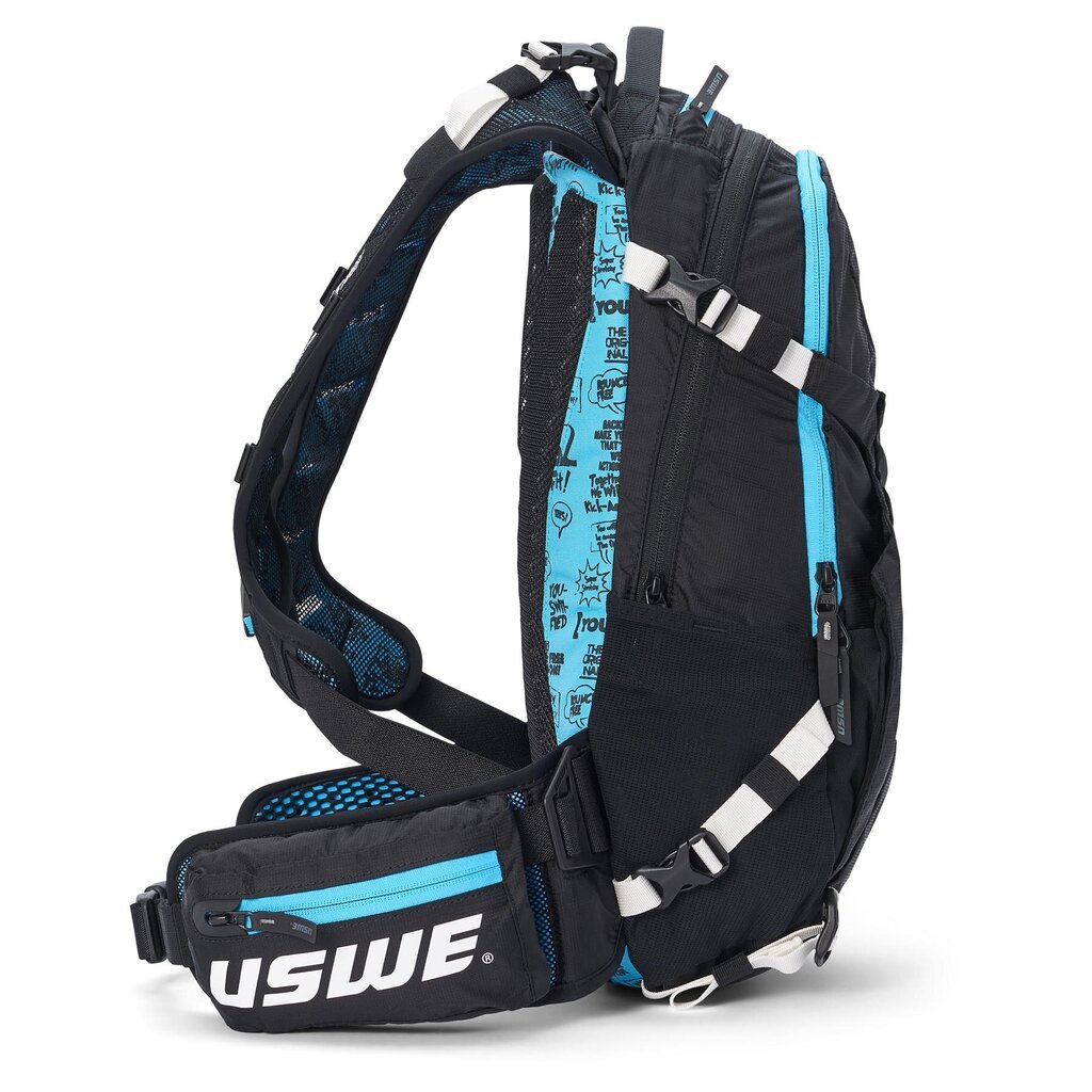 USWE Flow 25L MTB Reppu Selkäsuojalla - Musta / Sininen hinta ja tiedot | Pyöräilyreput | hobbyhall.fi