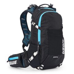 USWE Flow 25L MTB Reppu Selkäsuojalla - Musta / Sininen hinta ja tiedot | Pyöräilyreput | hobbyhall.fi