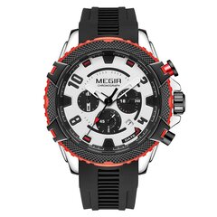 Green Megir 2022 Analogi Kvartsi Urheilu Kellot Miehille Top Brand Ylellisyys Chronograph Mies Katsella Sotilaskellot hinta ja tiedot | Miesten kellot | hobbyhall.fi