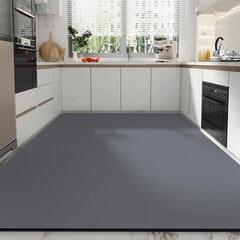 (SA563-P-40x180cm) Matto Keittiön lattiamatot Vedenpitävä Liukumaton Alue Matot Yksivärinen Kodinsisustus Valkoinen matto öljynkestävä Alfombra De Cocina hinta ja tiedot | Isot matot | hobbyhall.fi