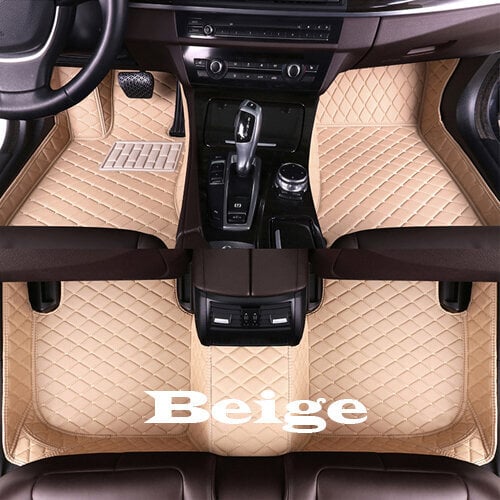 (Beige) Auton lattiamatot BMW i4 2022 mukautetuille automaattisille jalkatyynyille autojen mattosuojan sisätilojen tarvikkeet hinta ja tiedot | Auton yleismatot | hobbyhall.fi