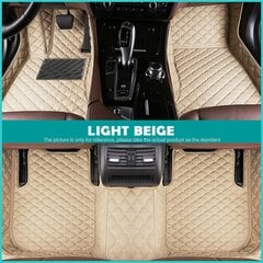 (LIGHE BEIGE)Auton lattiamatot Changan CS35 Plus 2018 2019 2020 2021 Mukautetut automaattiset jalkatyynyt Auton mattosuojat sisätilojen tarvikkeet hinta ja tiedot | Auton yleismatot | hobbyhall.fi