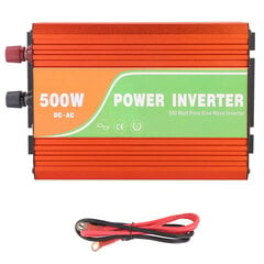 500 W kotitalouksien korkeataajuinen puhdas siniaalto aurinkoenergian invertteri DC AC vaihtosuuntaajan lähtöjännite 220 V12 V hinta ja tiedot | Muuntimet ja invertterit | hobbyhall.fi