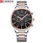 Sininen Curren New Man Wristwatch Vedenpitävä Chronograph Miesten Kello Military Sport Miesten Kello hinta ja tiedot | Miesten kellot | hobbyhall.fi