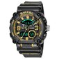 Paketilla Armeijanvihreä Smael Military Waches Digtal Led Vedenpitävä Miesten Urheilukello Miesten Kello 8052 Shock Army Watch Miesten Urheilullinen Dual Display Rannekello hinta ja tiedot | Miesten kellot | hobbyhall.fi