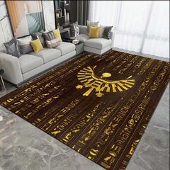 (16-50x80cm 20x23 tuumaa) Muinainen Egypti Egyptiläinen jumala Egyptiläinen kissa Anubis Matot Olohuone Makuuhuone Matto Pestävä lattiamatot Kotitalousalue Mat Devor hinta ja tiedot | Isot matot | hobbyhall.fi