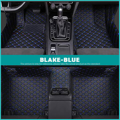 (BLAKE-BLUE)Auton lattiamatot Toyota RAV4 Hybridille 2020 2021 2022 2023 Mukautetut automaattiset jalkatyynyt Auton mattosuojan sisustustarvikkeet hinta ja tiedot | Auton yleismatot | hobbyhall.fi