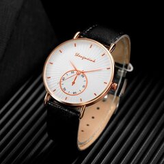 C Miesten Business Design Miesten Kellot Luminous Hand Leather Watch hinta ja tiedot | Miesten kellot | hobbyhall.fi