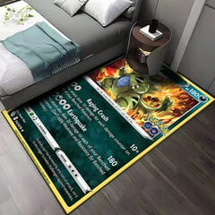 (Tyyli O-50x80cm (20x31in))Japanilainen animekortti Pikachu Suuri matto Olohuone Kodinsisustus Sohvapöytä Matto Liukumaton tuoli Lounge lattiamatto hinta ja tiedot | Isot matot | hobbyhall.fi