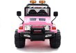 Yksipaikkainen sähköauto Jeep Raptor 4x4, pinkki hinta ja tiedot | Lasten sähköautot | hobbyhall.fi