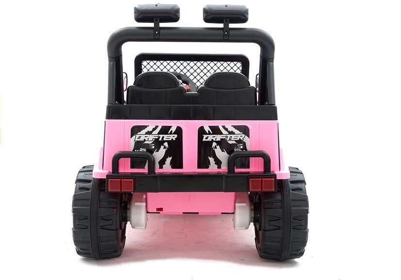 Yksipaikkainen sähköauto Jeep Raptor 4x4, pinkki hinta ja tiedot | Lasten sähköautot | hobbyhall.fi