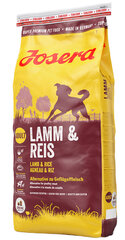 Josera Lamb & Rice koiranruoka, 15 kg hinta ja tiedot | Koiran kuivaruoka | hobbyhall.fi