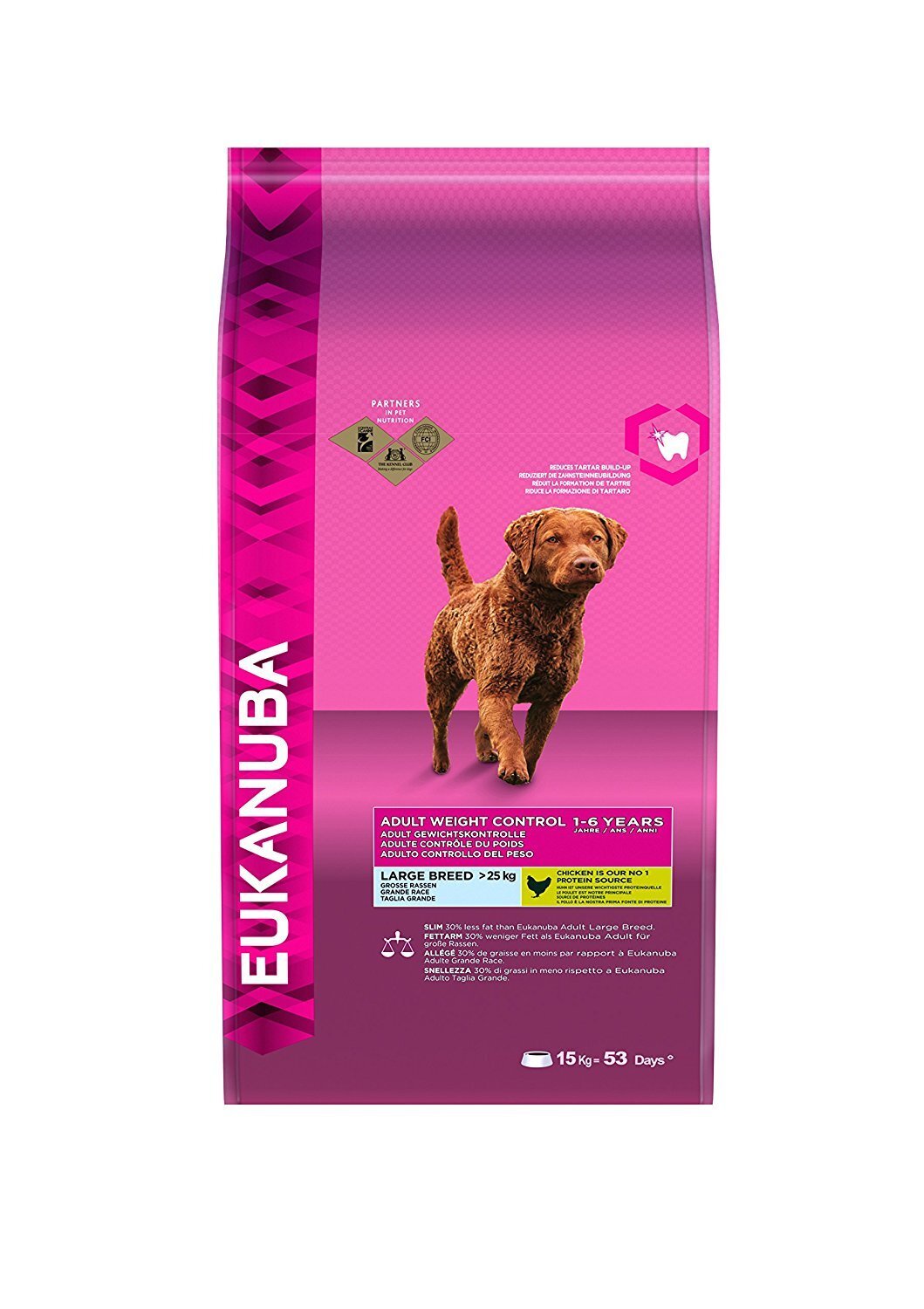 Kuivaruoka koirille Eukanuba Adult Weight Control​, L, 15 kg hinta |  