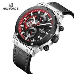 260 Mm Keltainen Naviforce Miesten Kello Nf8027l Chronograph Quartz Movement Sport Vedenpitävä Rannekello hinta ja tiedot | Miesten kellot | hobbyhall.fi