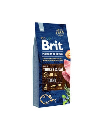 Brit Premium by Nature Light täysravinto koirille 15kg hinta ja tiedot | Koiran kuivaruoka | hobbyhall.fi
