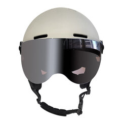 2-in-1 Visor Ski Lumilautakypärä Irrotettava Lumi Maski Anti-Fog Anti-UV Integroitu Suojalasit Kevyt Aikuiset Miehet Naiset Vihreä M (55-58cm) hinta ja tiedot | Laskettelukypärät | hobbyhall.fi