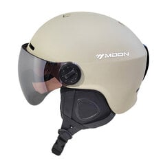 2-in-1 Visor Ski Lumilautakypärä Irrotettava Lumi Maski Anti-Fog Anti-UV Integroitu Suojalasit Kevyt Aikuiset Miehet Naiset Vihreä M (55-58cm) hinta ja tiedot | Laskettelukypärät | hobbyhall.fi