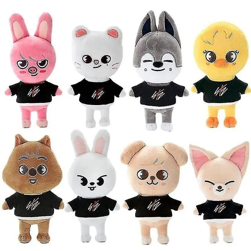 Skzoo Pehmolelut 20 cm Stray Kids Pehmo Wolf Chan Sarjakuva täytetyt eläinpehmot Nukke Kawaii Seuralainen lapsille Aikuiset Fanit Lahja ystävänpäivälahja 20cm-4kpl11 hinta ja tiedot | Pehmolelut | hobbyhall.fi