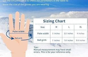Pyöräilykäsineet, 2-sormettomat lämpöjuoksuhanskat, pyöräilymetsästysmoottoripyöräpyöräilykäsineet, liukastumista estävät vaellus Pilkkiminen talvikäsineet naisille miehille A XL hinta ja tiedot | Kuntosalihanskat | hobbyhall.fi