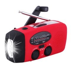 Radiot ja herätyskellot, Solar NOAA Radio, 2000mAh Power Bank, Taskulamppu hätätilanteita varten hinta ja tiedot | Kelloradiot ja herätyskellot | hobbyhall.fi