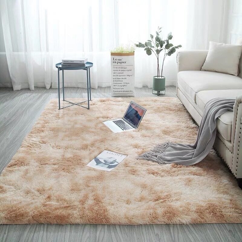 (Camel-60x200cm)Isot matot moderniin olohuoneeseen Pitkät hiukset Lounge-matto makuuhuoneeseen Pörröinen sisustus Nordic Fluffy lattia sängyn matot hinta ja tiedot | Isot matot | hobbyhall.fi