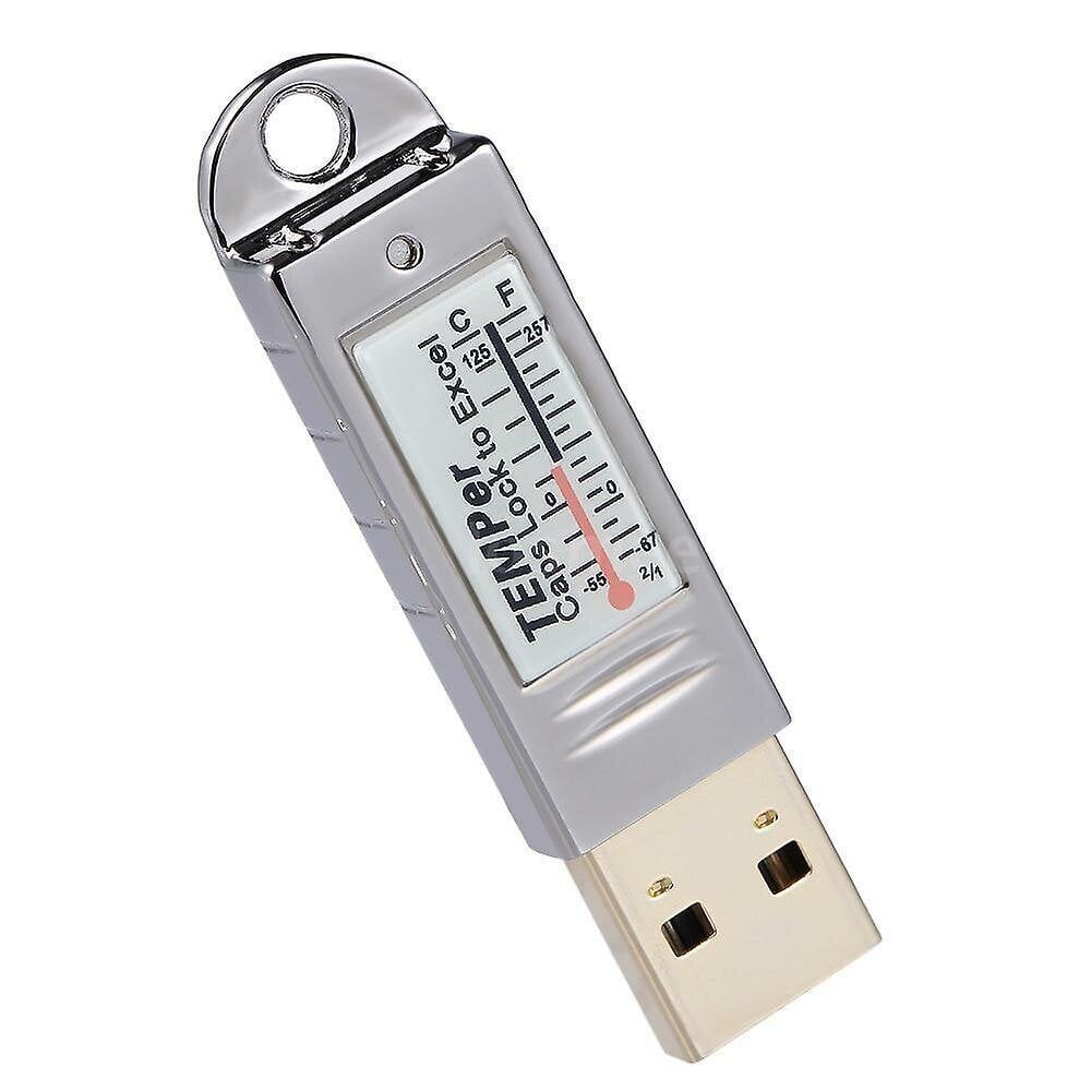 USB lämpötila-anturin dataloggeri hinta ja tiedot | Sääasemat, lämpö- ja kosteusmittarit | hobbyhall.fi