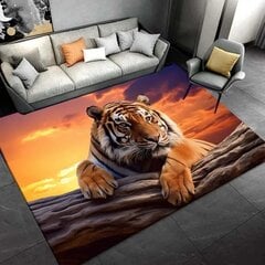 (5-60x90cm 24x36 tuumaa) 3D-tulostus Tiger Pattern Olohuone Matto Sohvapöytä Suurikokoinen Matot Keittiö Ovimatto Keittiö Eteinen Parveke matot hinta ja tiedot | Isot matot | hobbyhall.fi