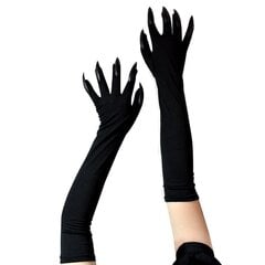 Halloween-puku Tassu Käsineet Pitkät kynnet Halloween-käsineet Kissa Susi Kynnet Käsine Paholainen Ghost Witch Finger Gloves hinta ja tiedot | Miesten hatut, huivit ja käsineet | hobbyhall.fi