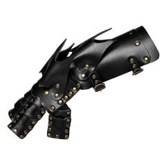 Halloween Steampunk -käsineet Half Finger Glove -lapaset nastoitetulla mustalla hinta ja tiedot | Miesten hatut, huivit ja käsineet | hobbyhall.fi