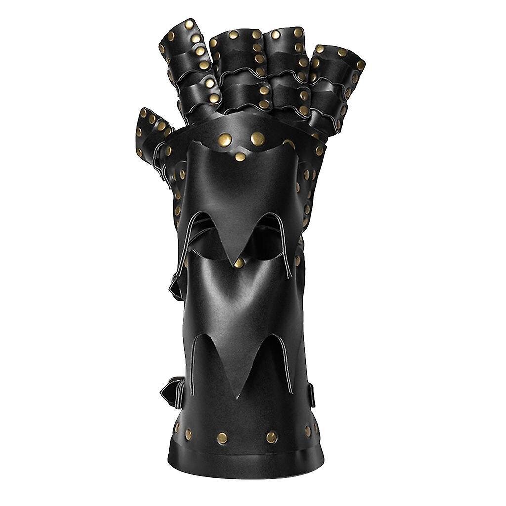 Halloween Steampunk -käsineet Half Finger Glove -lapaset nastoitetulla mustalla hinta ja tiedot | Miesten hatut, huivit ja käsineet | hobbyhall.fi