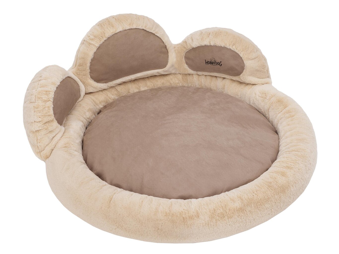 Hobbydog -koiran peti Exclusive Paw beige, 75x75 cm hinta ja tiedot | Pedit ja pesät | hobbyhall.fi