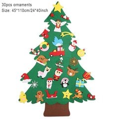 Tee-se-itse-huopa-joulukuusi Montessori Busy Board Xmas Oven seinäkoristeet Seinään ripustettavat koristeet lapsille Uudenvuoden lahjat hinta ja tiedot | Joulukuuset ja kranssit | hobbyhall.fi