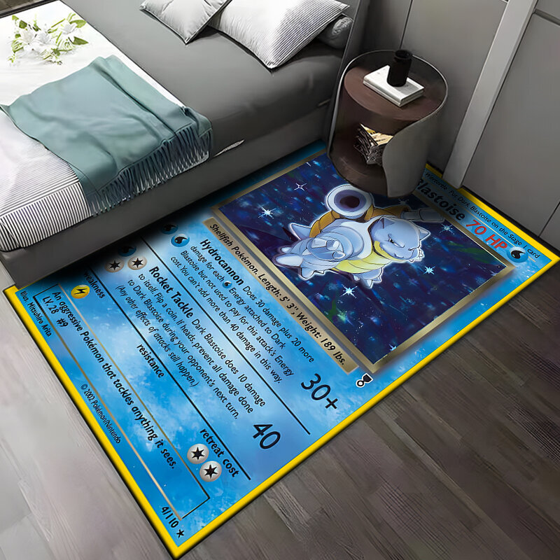 (Tyyli G-50x80cm (20x31in))Japanilainen animekortti Pikachu Suuri matto Olohuone Kodinsisustus Sohvapöytä Matto Liukumaton tuoli Lounge lattiamatto hinta ja tiedot | Isot matot | hobbyhall.fi