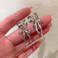 Vaaleanpunainen Butterfly Ear Cuff Korvakorut Naisten Tytöille Muoti Bowknot Ei Lävistyksiä Korvakoru Väärennös Lävistykset Balettiklipsi koruihin hinta ja tiedot | Korvakorut | hobbyhall.fi