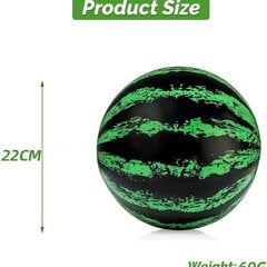 Vesimelonipallo sateenkaari PVC puhallettava lasten lelu elastinen pallo Beach Party Rainbow Ball hinta ja tiedot | Naisten käsineet | hobbyhall.fi