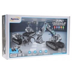 Rakentaja - Hydraulinen tela-alustainen kaivinkone 3in1, 168 det hinta ja tiedot | LEGOT ja rakennuslelut | hobbyhall.fi